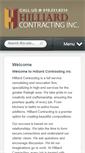 Mobile Screenshot of hilliardcontracting.com